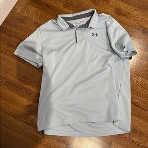 Under Armour Men's Light Blue Polo Shirt
